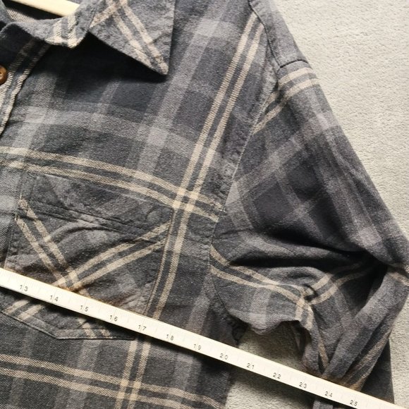 FIELD & STREAM Men Flannel Shirt Winter Button-Up Pocket Casual Plaid MEDIUM - Picture 7 of 11